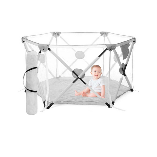 Corral para bebé grande Hexagonal 145cm x 74 cm